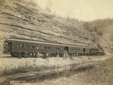 On the B[urlington] and M[issouri River] R'y near "Hot Springs, SD", 1891. Creator: John C. H. Grabill