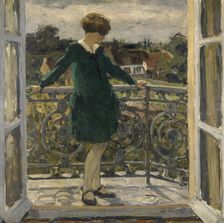 On the Balcony, c1920s. Creator: Alphonse Vermeylen