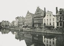 On the Bank of the Scheldt, Ghent, Belgium, 1895. Creator: Unknown