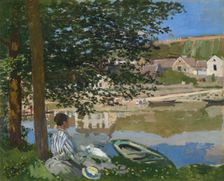 On the Bank of the Seine, Bennecourt, 1868. Creator: Claude Monet