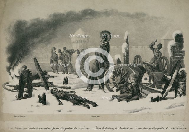 On the Banks of the Berezina River on 12 November 1812.