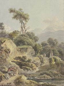 On the banks of the Birse near Pierre-Pertuis, late 18th century. Creator: Balthasar Anton Dunker