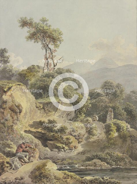 On the banks of the Birse near Pierre-Pertuis, late 18th century. Creator: Balthasar Anton Dunker.