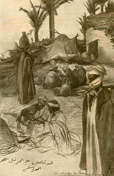 On the banks of the Nile at Cairo, 1898. Creator: Christian Wilhelm Allers