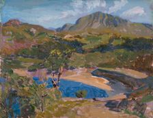 On the Barmouth Estuary 1893-1934. Creator: Christopher Williams