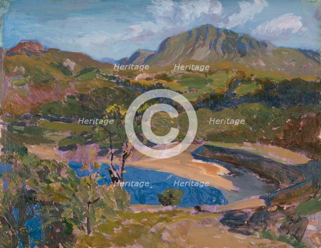 'On the Barmouth Estuary', 1893-1934. Creator: Christopher Williams.
