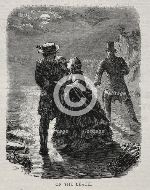On the Beach, 1860. Creator: Winslow Homer (American, 1836-1910).