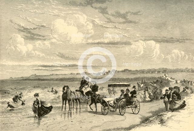 'On the Beach', 1872. Creator: James H. Richardson.