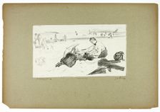 On the Beach, 1889–90. Creator: Georges William Thornley