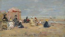 On the Beach, 1894. Creator: Eugene Louis Boudin