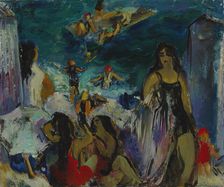 On the Beach, 1923. Creator: Eemu Myntti