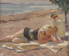 On the Beach, 1929. Creator: Santeri Salokivi