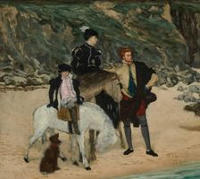 On the Beach - Mary, Queen of Scots, 1867. Creator: Tissot, James Jacques Joseph (1836-1902)