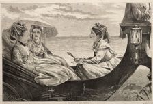 On the Beach at Long Branch, 1870. Creator: Winslow Homer (American, 1836-1910)