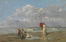 On the Beach, c1870-1888. Creator: Pericles Pantazis