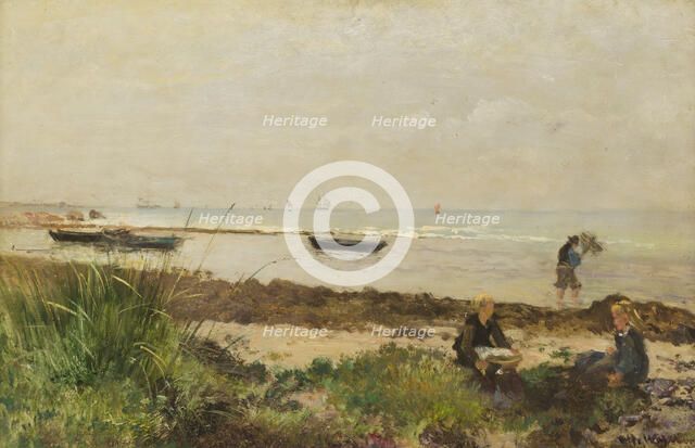 On the Beach. Creator: Alfred Wahlberg.