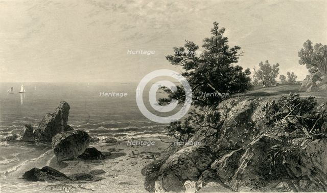 'On the Beverly Coast, Massachusetts', 1874.  Creator: Samuel Valentine Hunt.