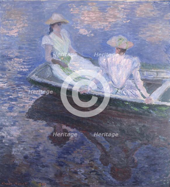 On the Boat, 1887. Artist: Monet, Claude (1840-1926)