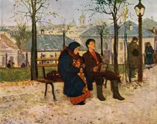 On the Boulevard 1886-1887, (1965). Creator: Vladimir Makovsky