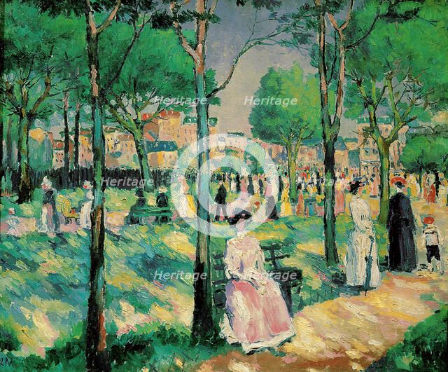 'On the Boulevard', 1903.  Artist: Kazimir Malevich