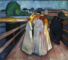 On the Bridge, 1903. Creator: Munch; Edvard (1863-1944)