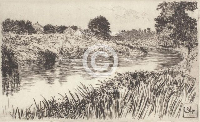 On the Bronx, 1900. Creator: Otto Henry Bacher.