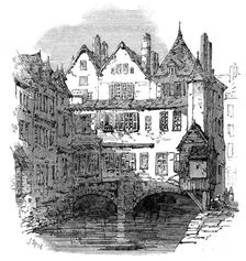 On the canal, Abbeville, 1871. Creator: Unknown