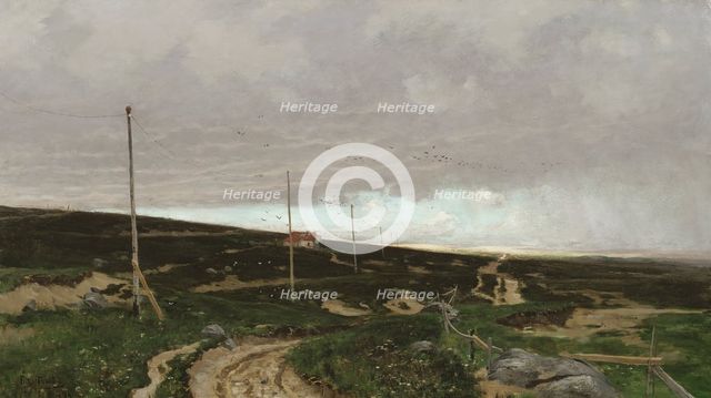 On the coast. Motif from Jaeren, Norway, 1879. Creator: Frits Thaulow.