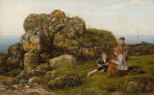 On the Coast near Bervie, 1862. Creator: George Reid