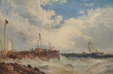 On the Coast of Holland 1876, (1938). Artist: James Webb