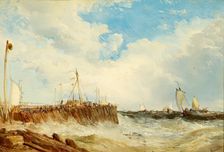 On the Coast of Holland, 1876. Creator: James Webb