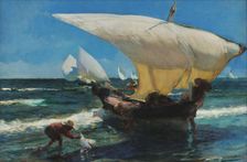 On the Coast of Valencia, 1898. Creator: Sorolla y Bastida, Joaquín (1863-1923)