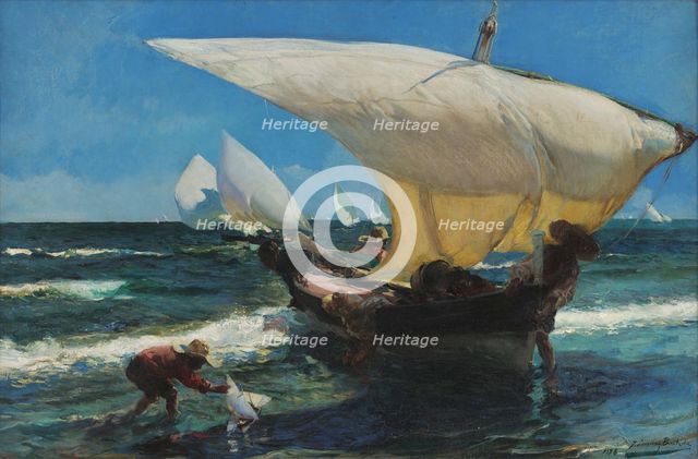 On the Coast of Valencia, 1898. Creator: Sorolla y Bastida, Joaquín (1863-1923).
