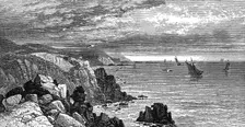 On the Cornish Coast, 1900