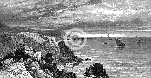 On the Cornish Coast, 1900. Artist: Unknown