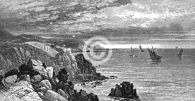 On the Cornish Coast, 1900. Artist: Unknown