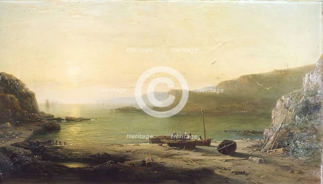 On the Cove Shore, 1867. Creator: James Cassie.