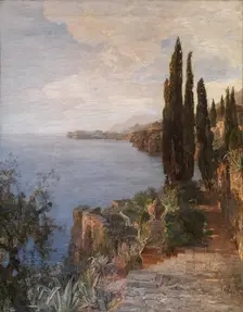 On the Dalmatian coast near Ragusa, 1888. Creator: Emil Jakob Schindler