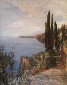 On the Dalmatian coast near Ragusa, 1888. Creator: Emil Jakob Schindler