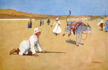 On the Dam Road, Assouan 1908. Creator: Lance Thackeray