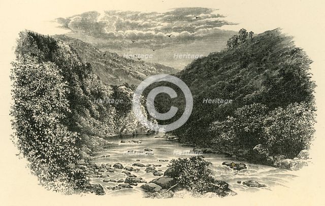'On the Dart, Lover's Leap', c1890.  Creator: Unknown.