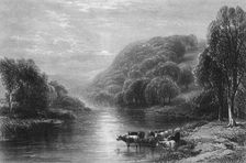 On the Dart, near Totnes c1870
