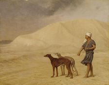 On the Desert, before 1867. Creator: Jean-Leon Gerome