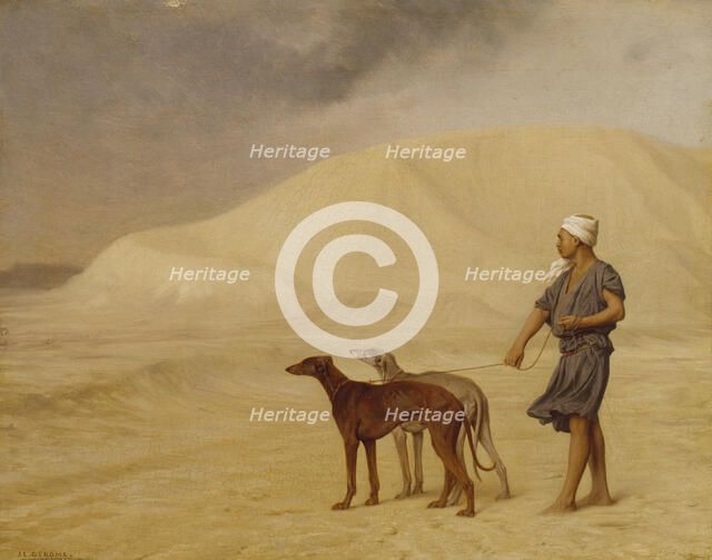 On the Desert, before 1867. Creator: Jean-Leon Gerome.