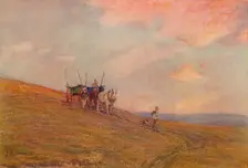 On the Downs Near Harting c1870-1906, (1906). Creator: James Aumonier