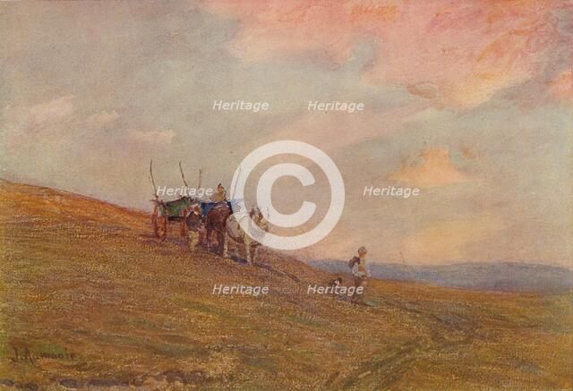 'On the Downs Near Harting', c1870-1906, (1906). Creator: James Aumonier.