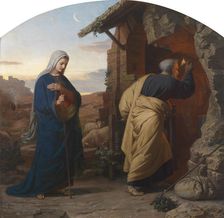 On the Eve of the Birth of Christ , 1869. Creator: Rieser, Michael (1828-1905)