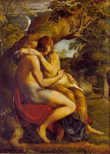On the Eve of Separation, 1830. Artist: George Richmond