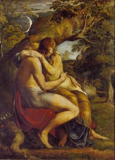 On the Eve of Separation, 1830. Artist: George Richmond