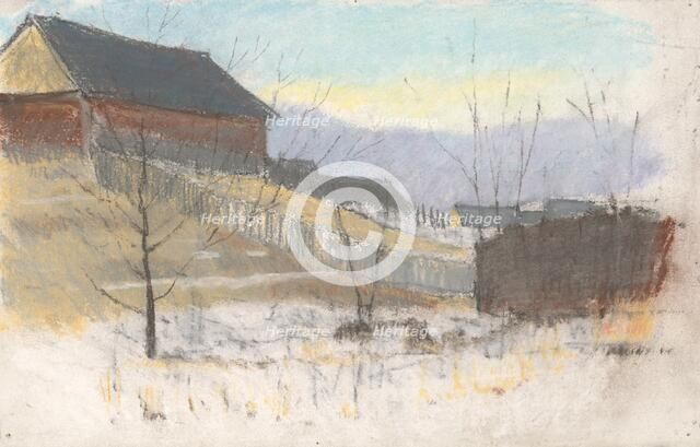 On the edge of the village, 1875/1885. Creator: Ladislav Mednyanszky.